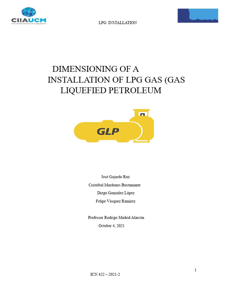 LPG Installation Design and Sizing Guide | PDF | Pipe (Fluid Conveyance ...