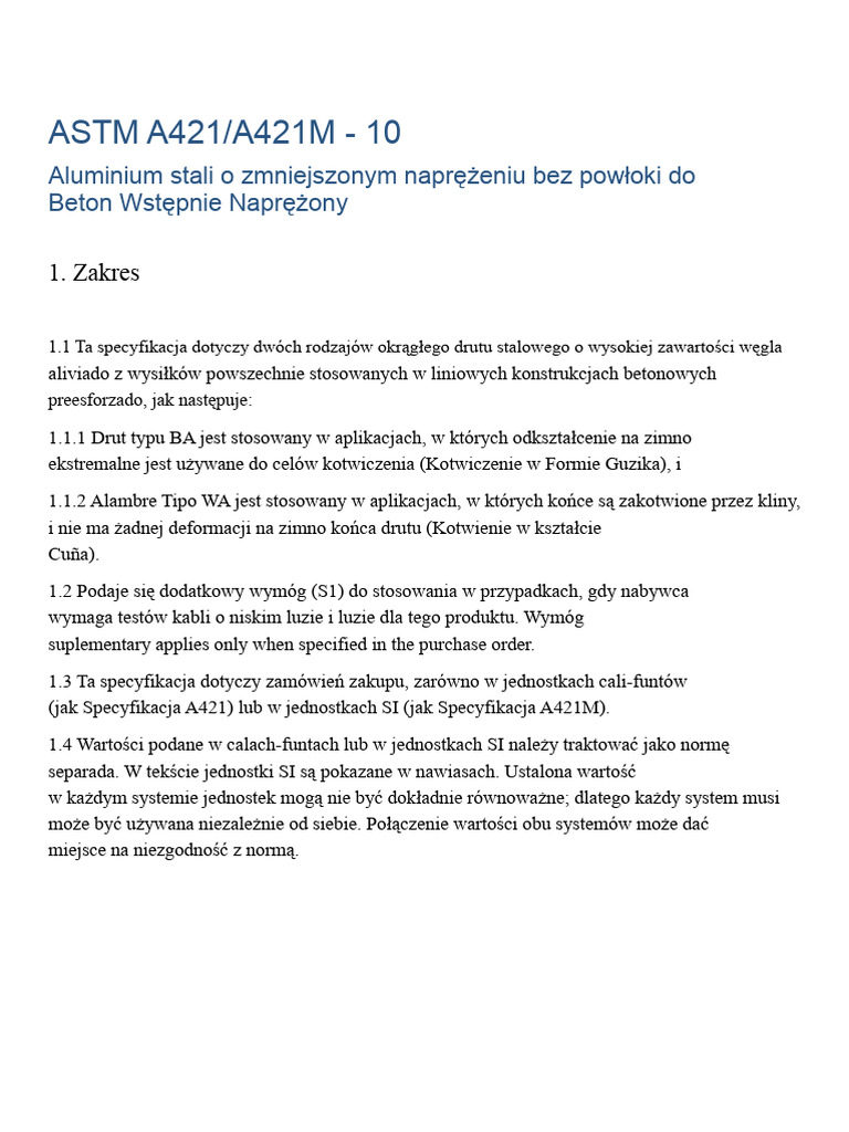Astm A421 | PDF