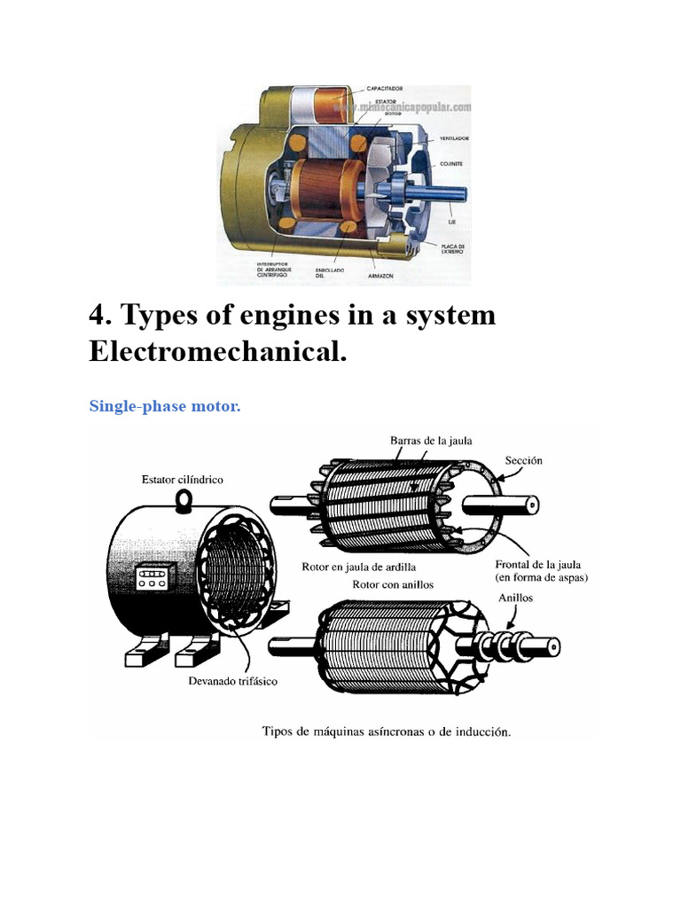 Types of Electric Motors Explained | PDF | Electric Motor ...