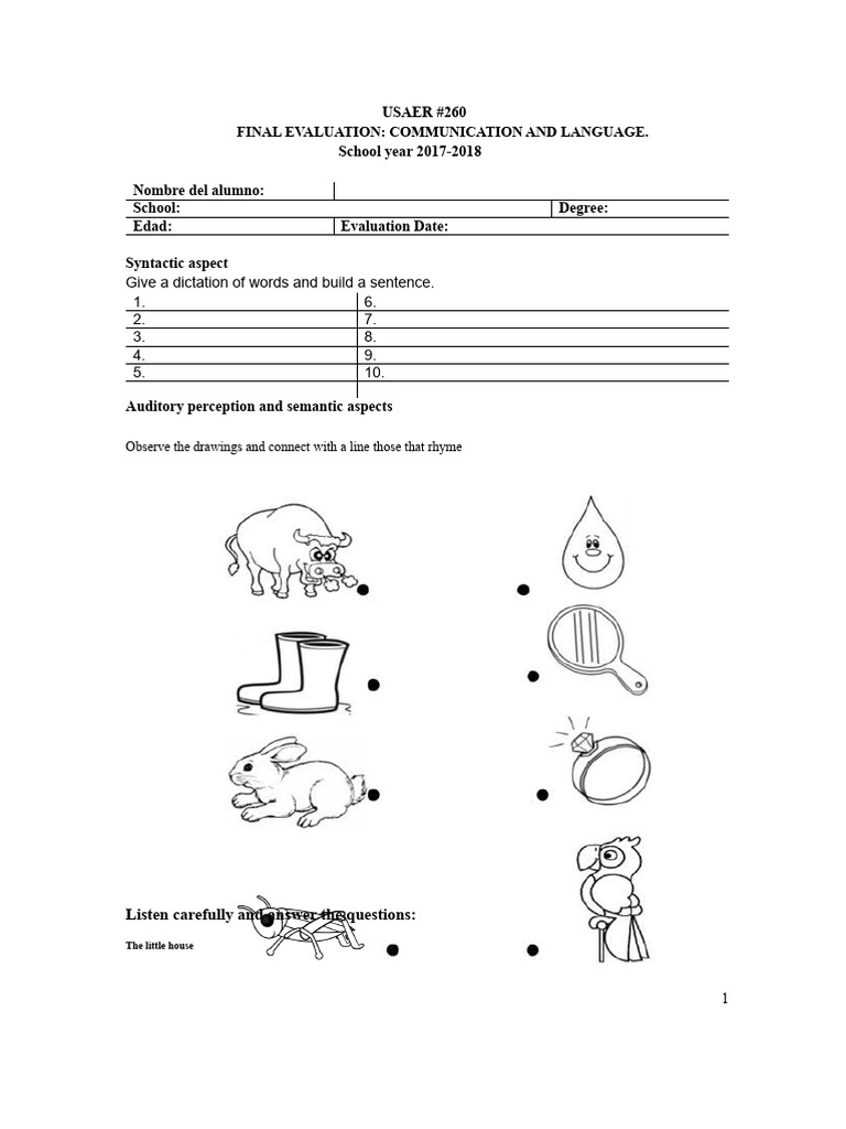 Final Assessment - Communication and Language | PDF | Linguistics