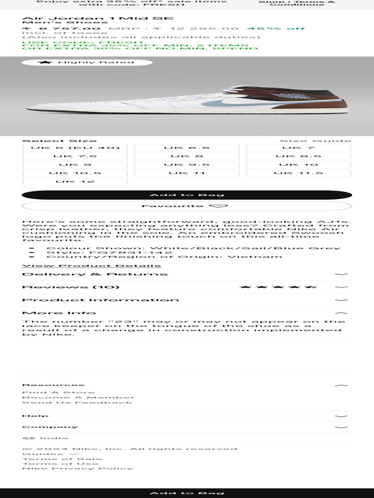 Air Jordan 1 Mid SE Men's Shoes. Nike in | PDF