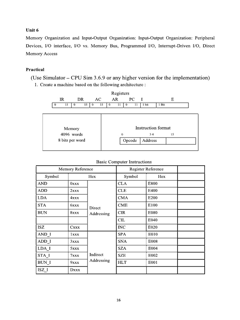 CPUSimulator Practical | PDF