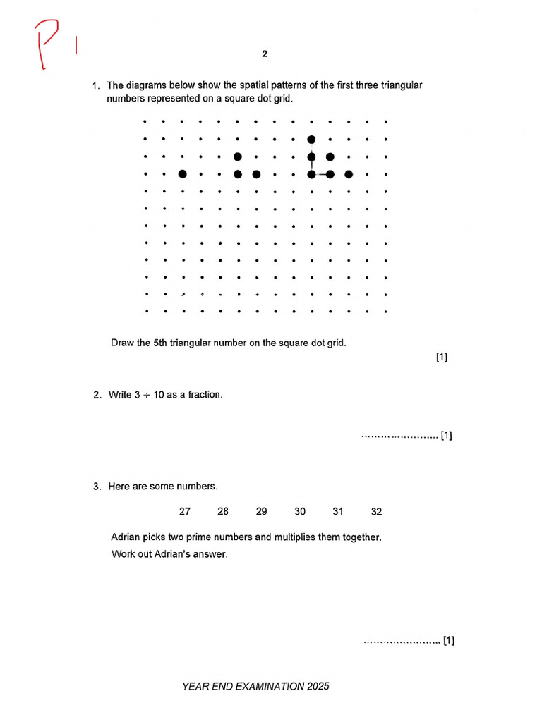 Maths P1 | PDF