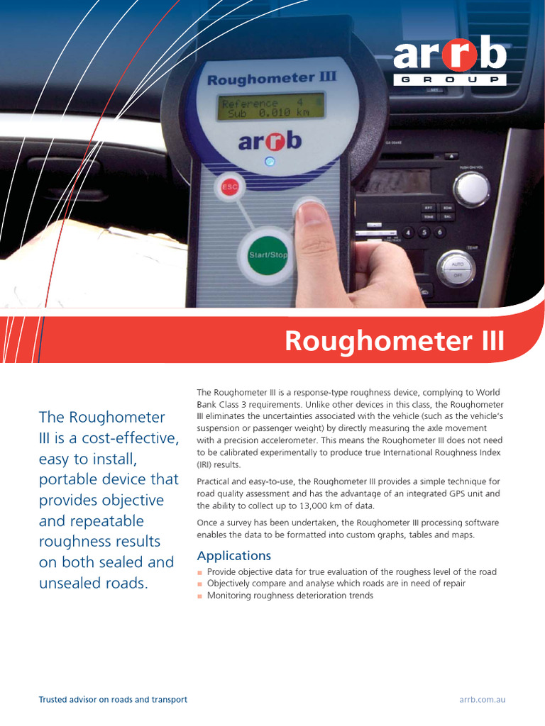 Roughometer III: Portable Road Roughness Tool | PDF | Computing