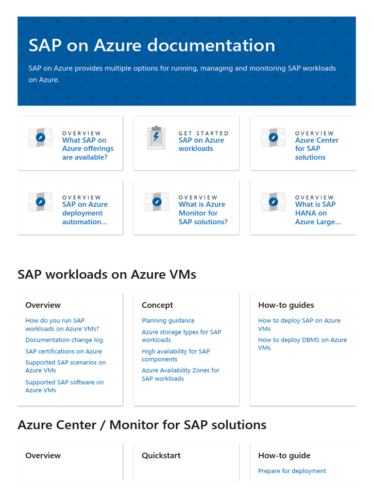 Deploying SAP on Azure: A Guide | PDF | Microsoft Azure | Command Line ...