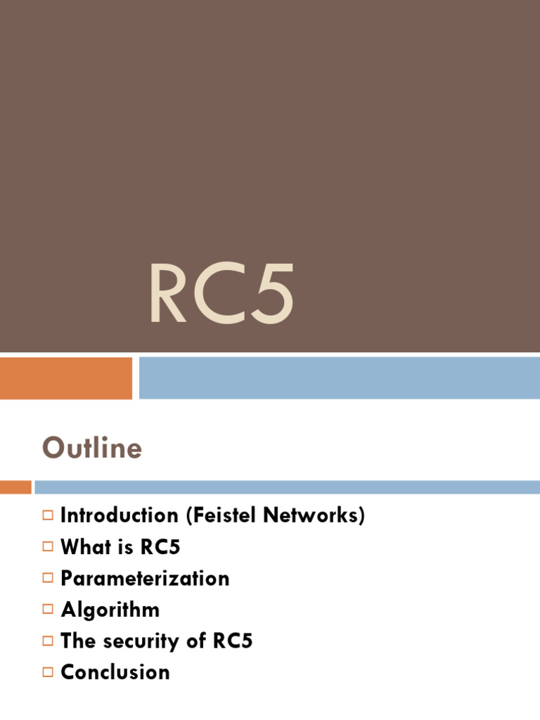 Rc5 Algorithm 1 | PDF | Key (Cryptography) | Encryption