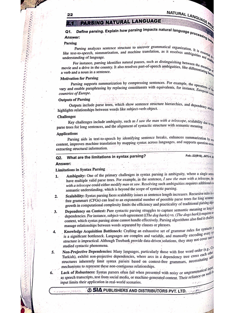 NLP Unit 2 | PDF