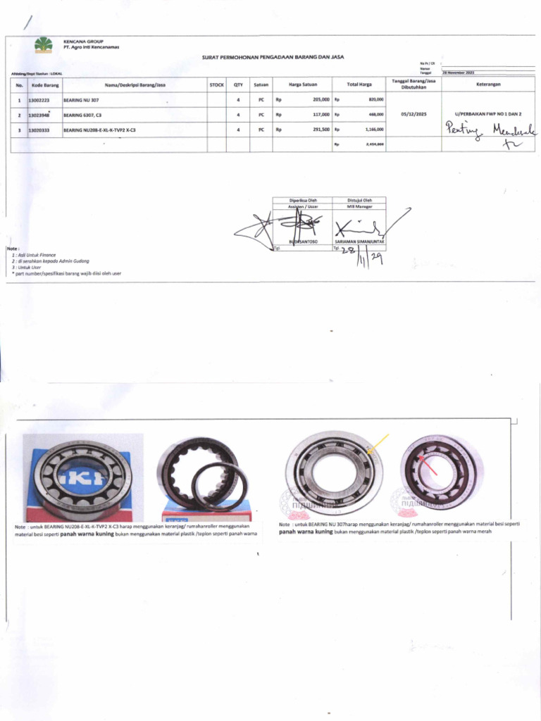 SPPBDJ Lokal Bearing FWP | PDF