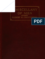 GK Chesterton - A Miscellany of Men