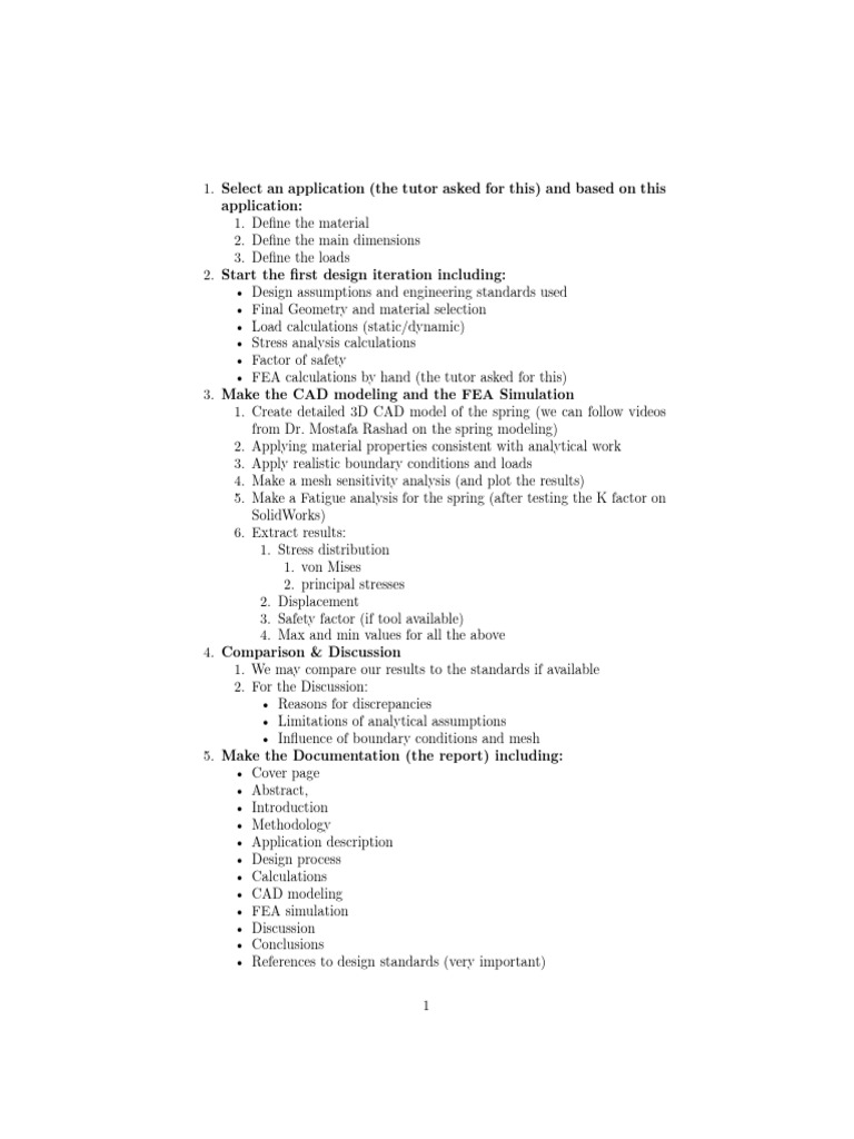 Project Tasks | PDF