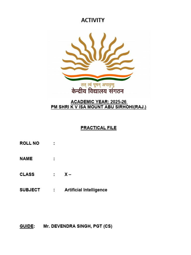 Python Programming Activities for AI | PDF | Color | Mode (Statistics)