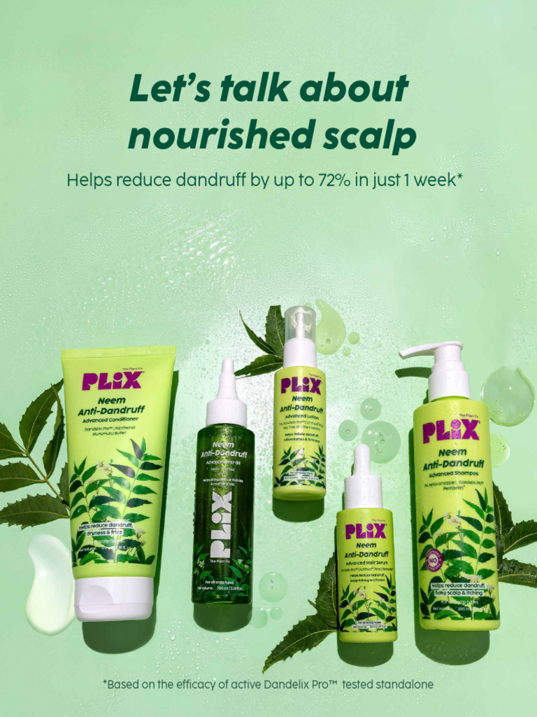Neem Anti-Dandruff Range | PDF | Hair Care | Human Hair