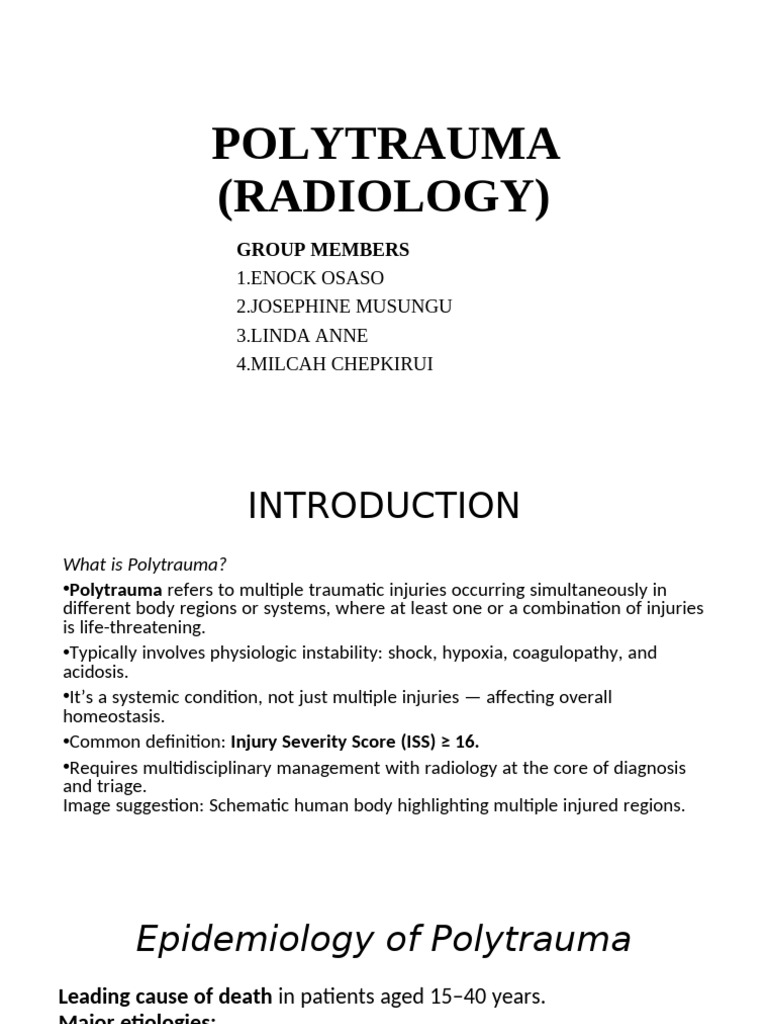Polytrauma | PDF | Major Trauma | Traumatic Brain Injury