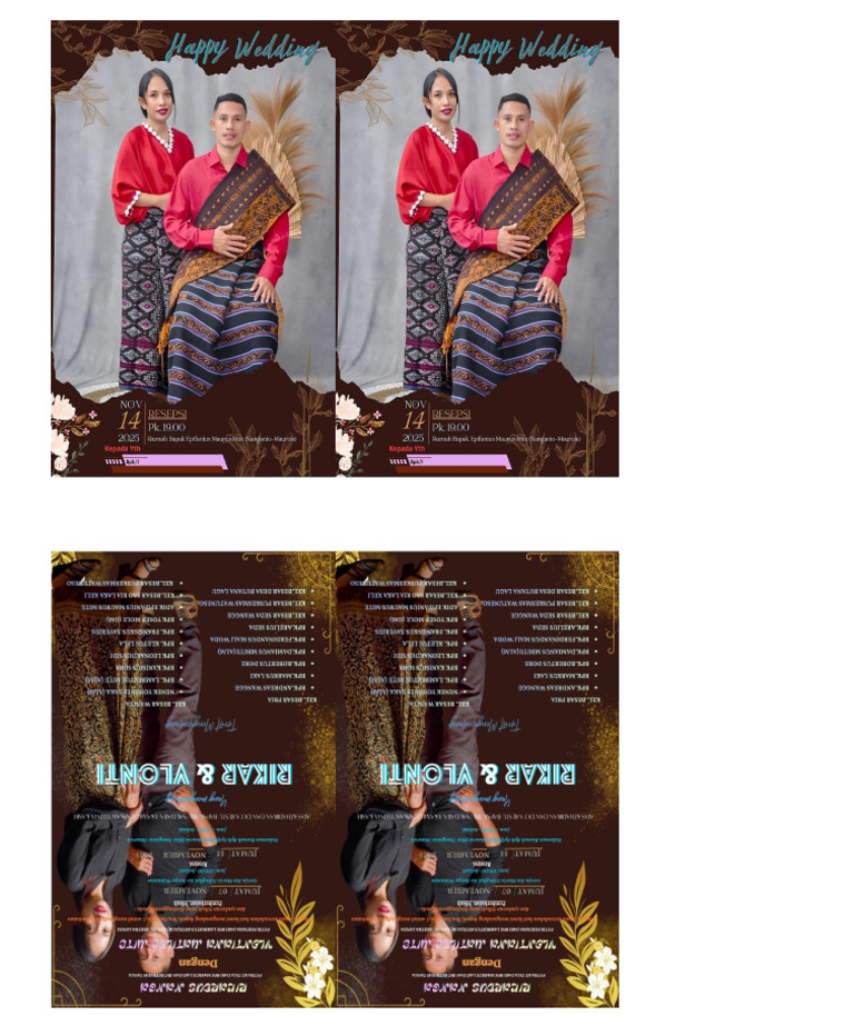 Undangan Rikar Cetak | PDF
