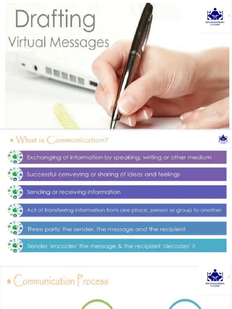 Drafting Virtual Message | PDF