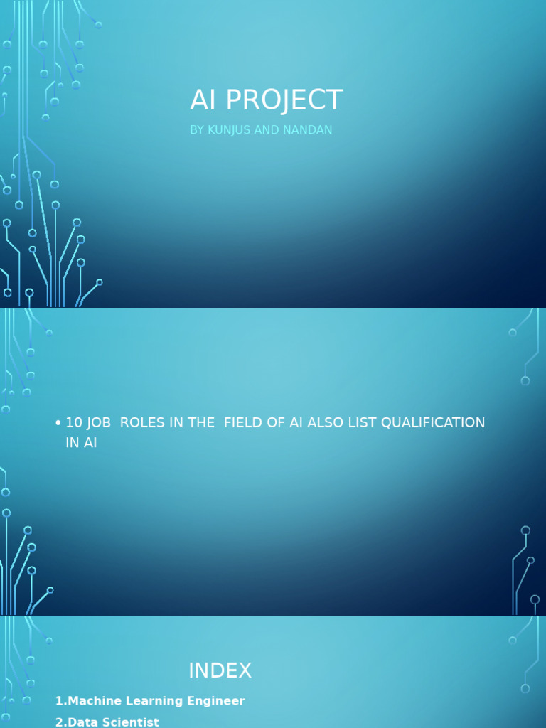 Top 10 AI Job Roles and Qualifications | PDF | Intelligence (AI ...