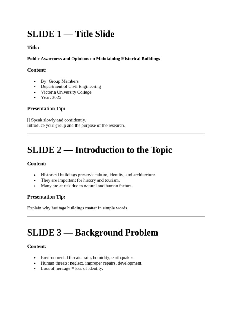 SLIDE 1 - Title Slide | PDF | Statistics