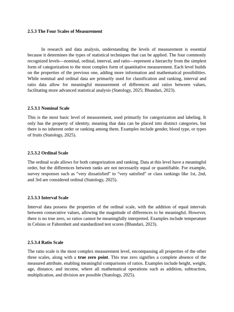 4 LVL | PDF | Level Of Measurement | Measurement