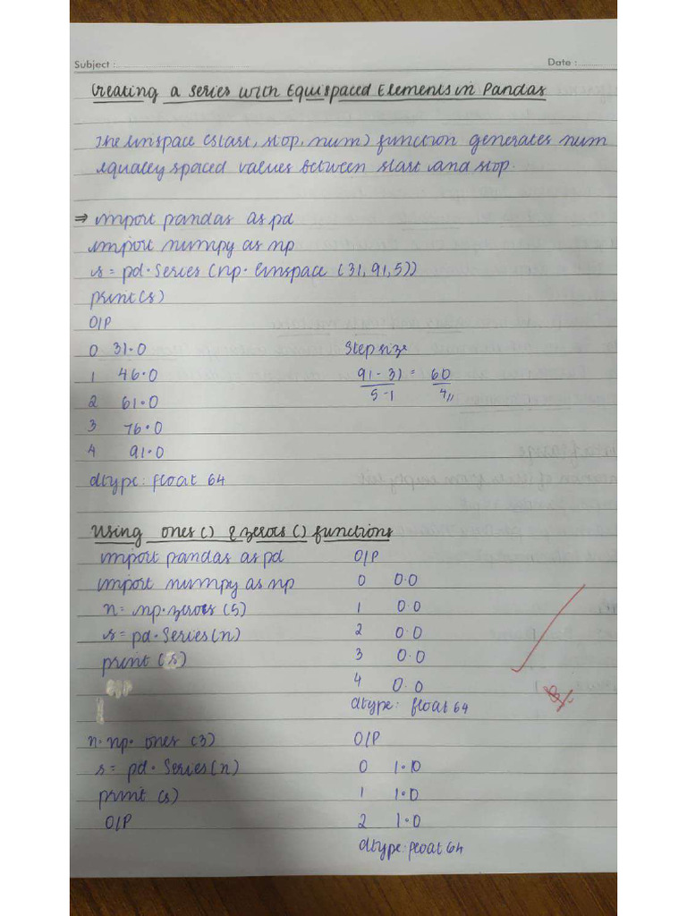 Data Frame Notes | PDF