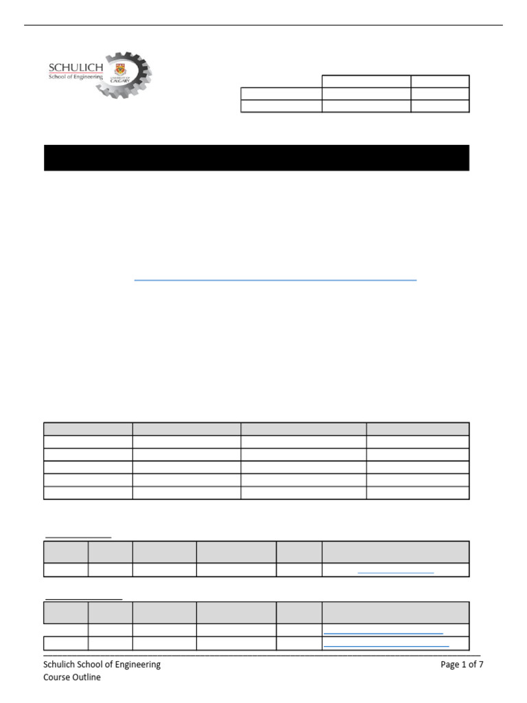 ENCI 471 - Syllabus 2021 | PDF | Project Management