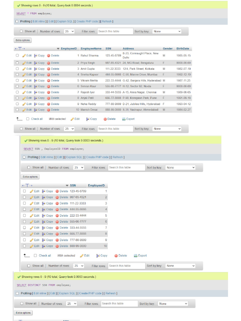 DBMS Assign 1 | PDF