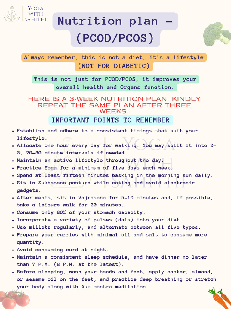 PCOD/PCOS Nutrition Lifestyle Guide | PDF | Polycystic Ovary Syndrome ...