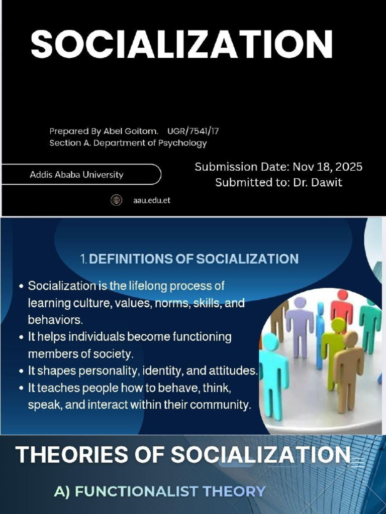 Socialization | PDF