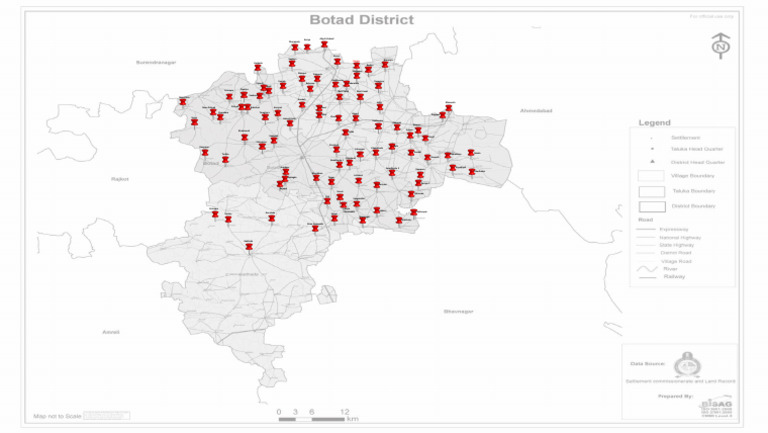 Botad Village Map | PDF