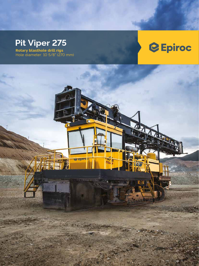 Pit Viper 275 Rotary Drill Rig Overview | PDF | Horsepower | Engines