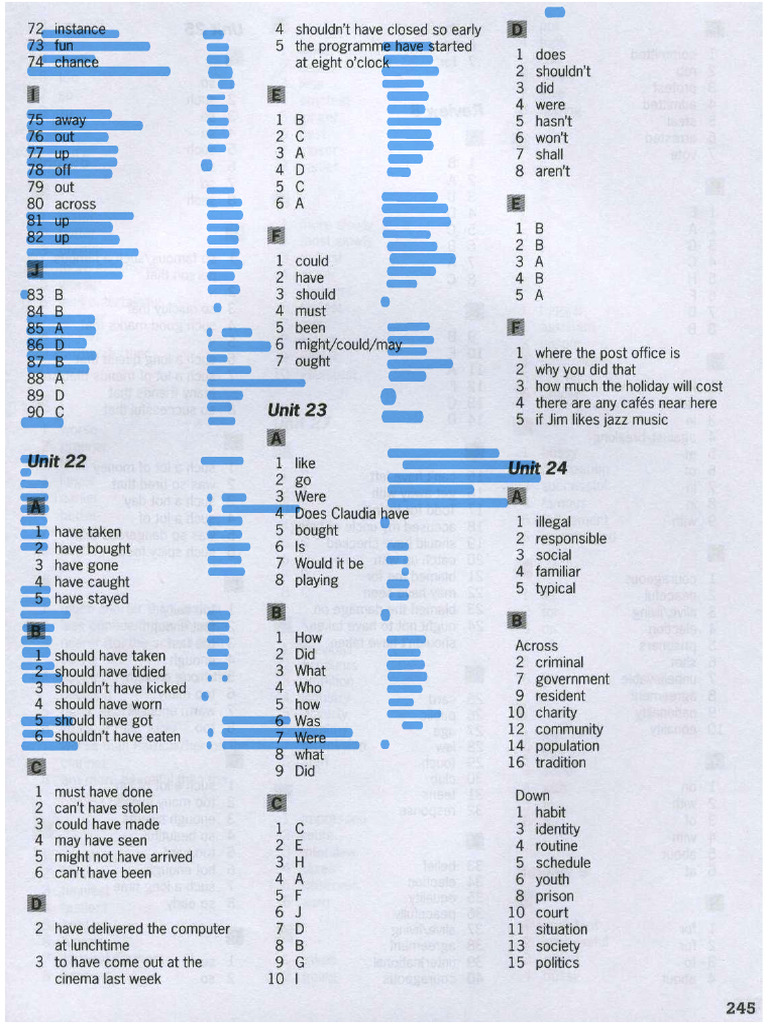 Key Intensive B1 Review 8 | PDF
