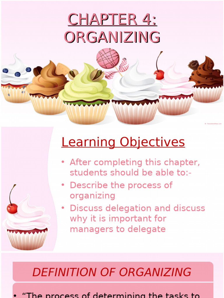 Organizing: Key Concepts and Processes | PDF | Division Of Labour ...