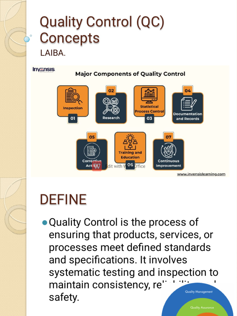 Quality Control Concepts and Techniques | PDF | Spectrophotometry ...