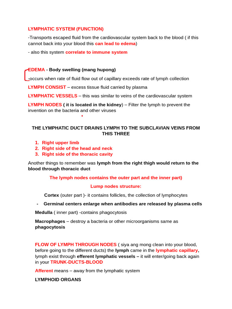 Inbound 2992465549399967014 | PDF | Lymphatic System | Lymph Node