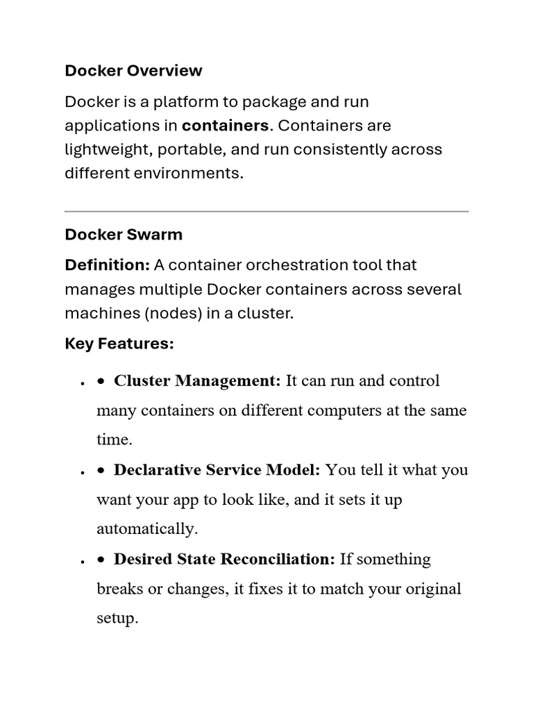 Dockers SWARN AND Compose | PDF | Computer Cluster | Server (Computing)