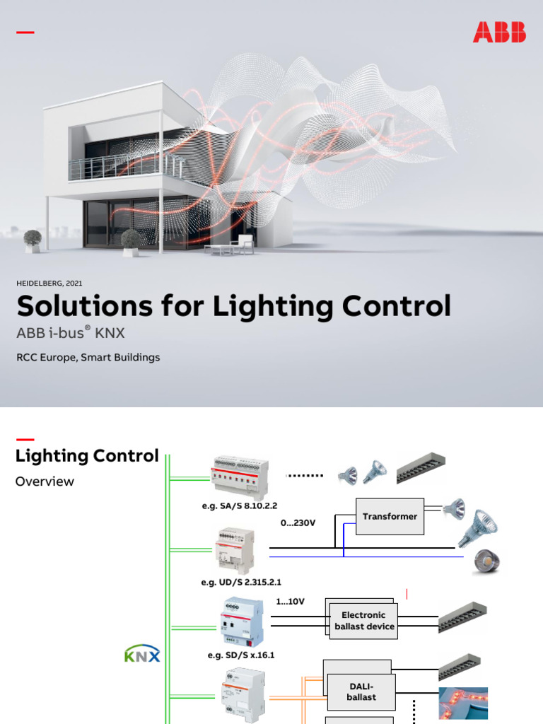 Training KNX Solutions For Lighting Control PR en V1 0 9AKK107991A8766 ...