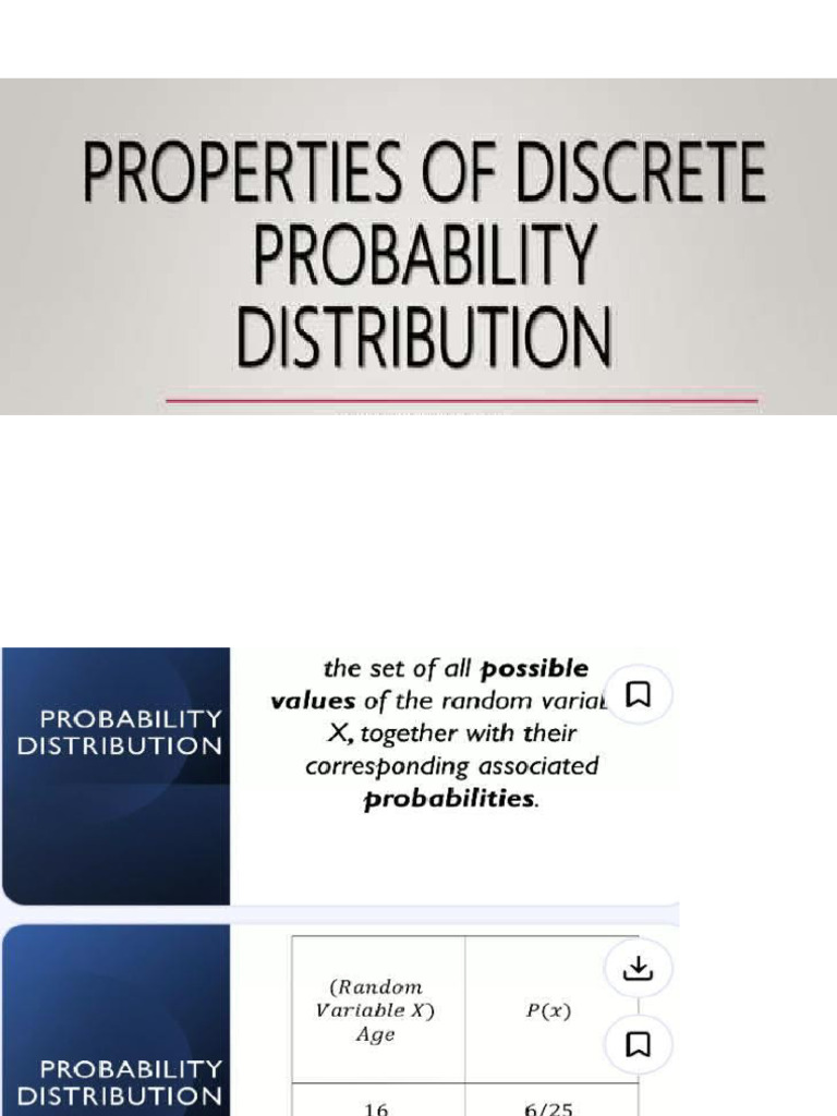 Topic 2 Probability Distribution | PDF
