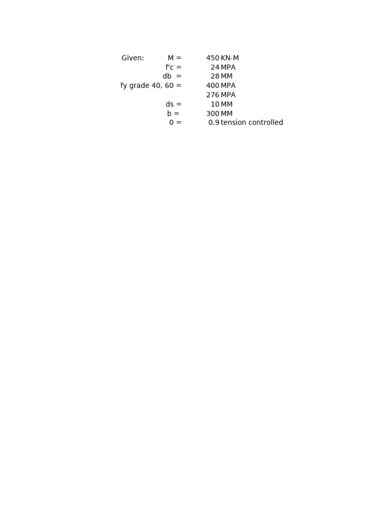Structural Design Calculations Summary | PDF