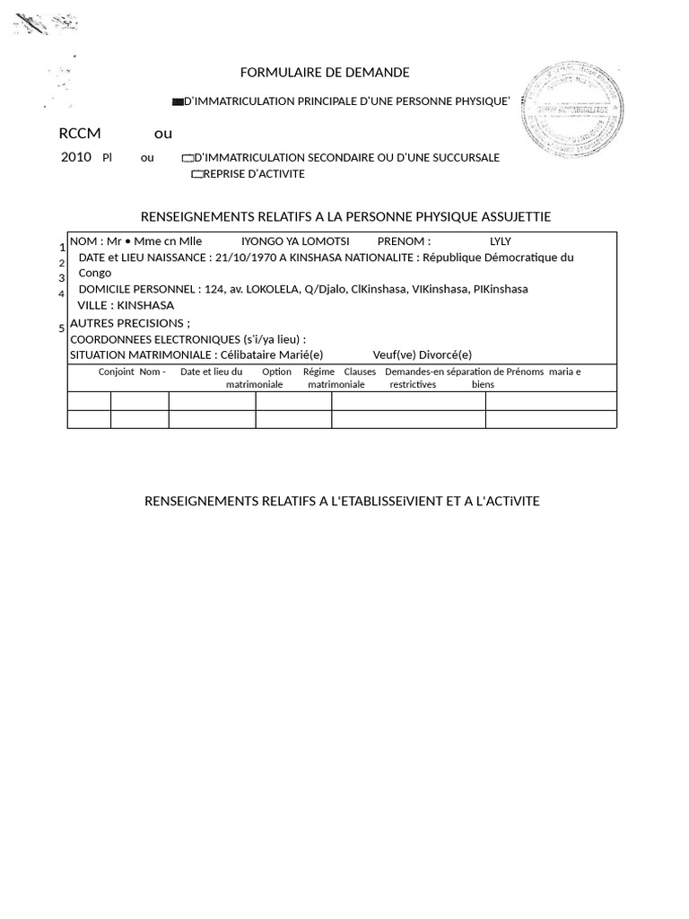 RCCM Ill Business | PDF | Justice | Crime et violence