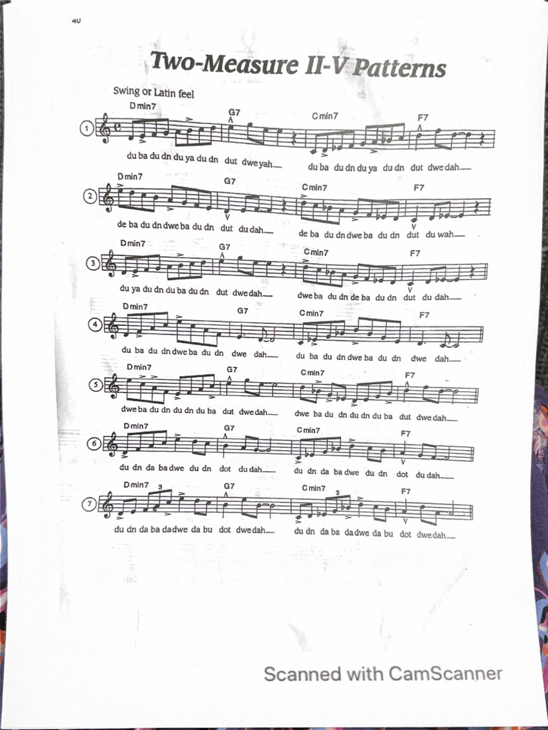 2 Measure II-V Patterns | PDF