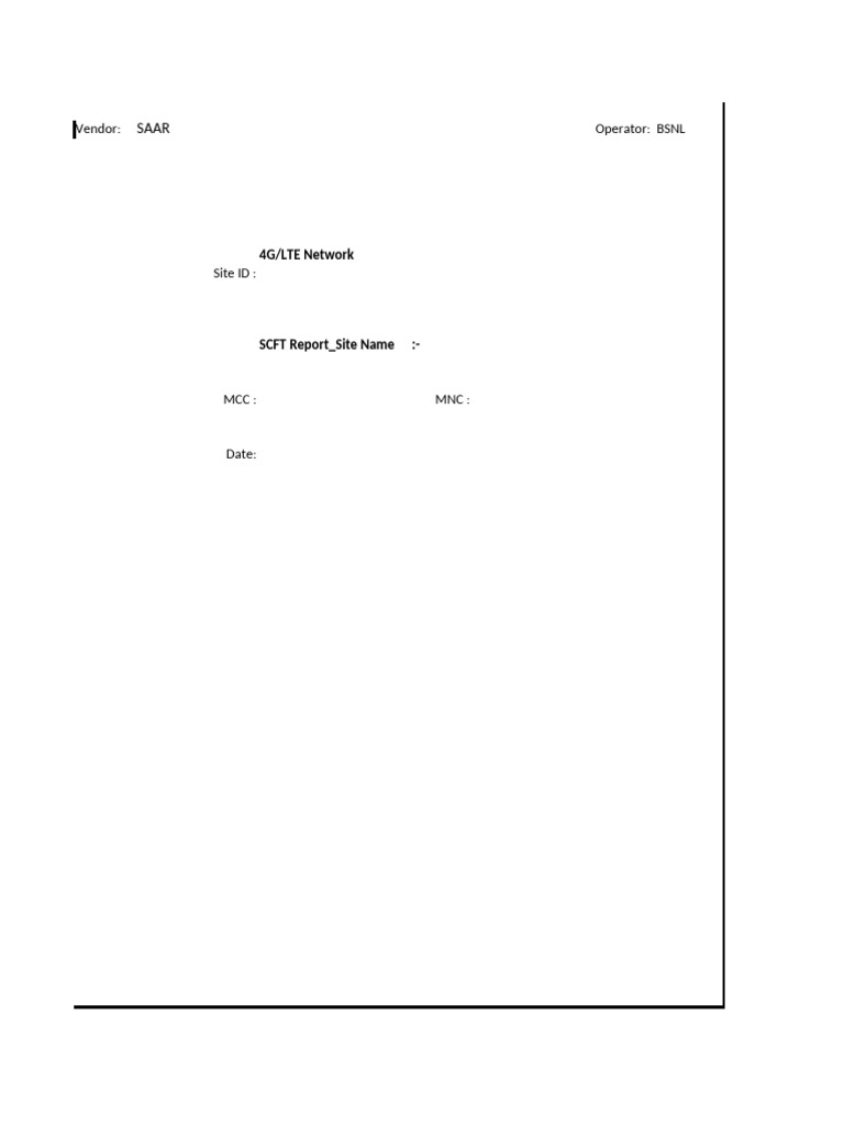 4G LTE SCFT Report Summary | PDF | 4 G | Radio Technology