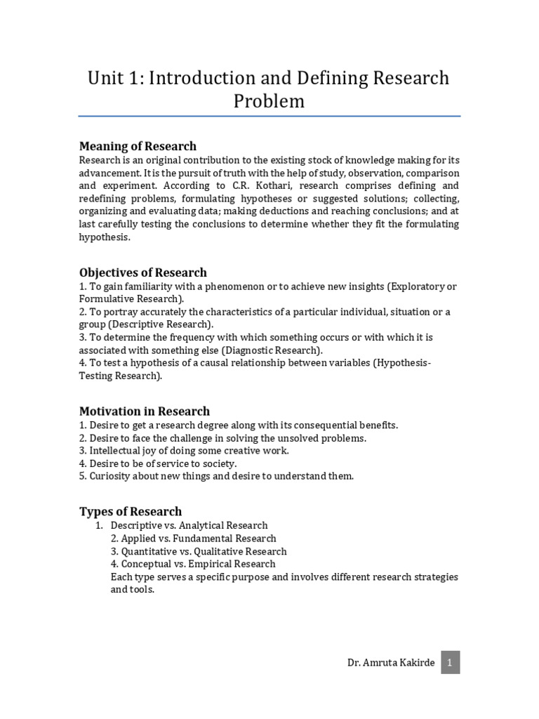 Understanding Research Types and Methods | PDF | Methodology | Statistics