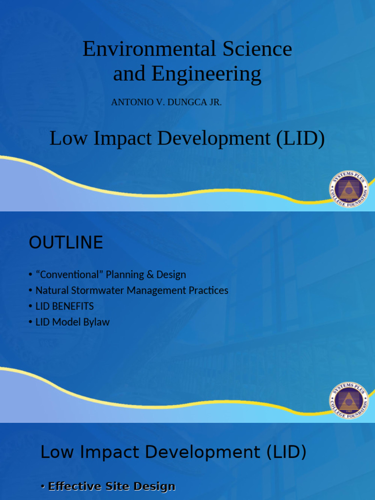 Low Impact Development Strategies Guide | PDF | Stormwater | Surface Runoff