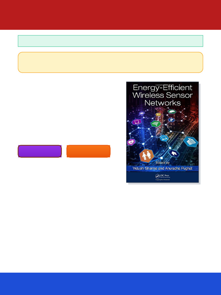 Energy-Efficient Wireless Sensor Networks 1st Edition Vidushi Sharma ...