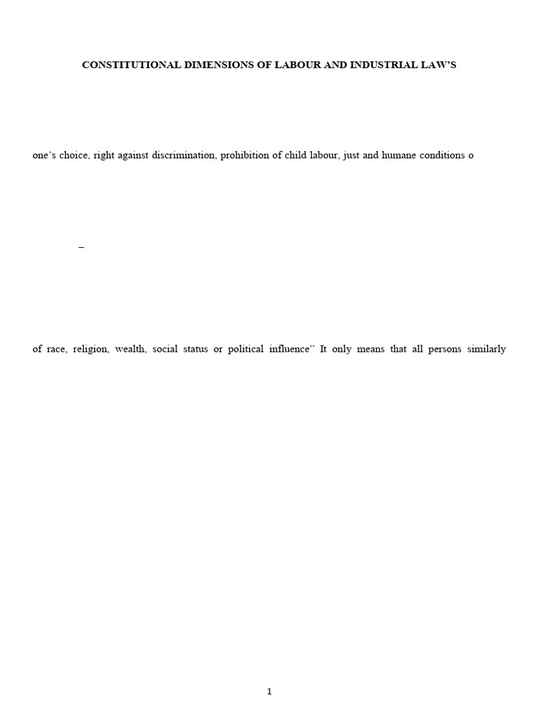 Labour Law-II Final for Print-1 | PDF | Sexual Harassment | Justice