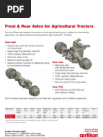 EN - AG - Front and Rear Axles