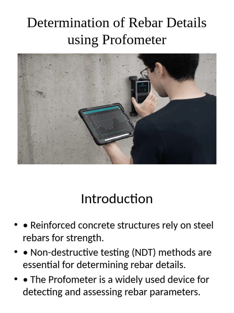 Profometer for Rebar Detail Analysis | PDF