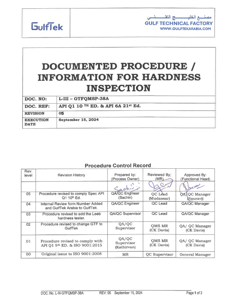 Brinell Hardness Testing Procedure | PDF | Hardness | Mechanical ...