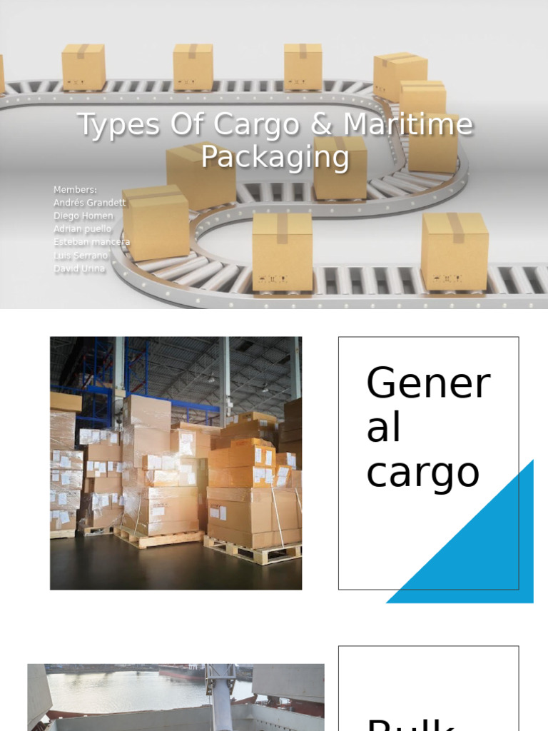 Types of Cargo & Maritime Packaging | PDF