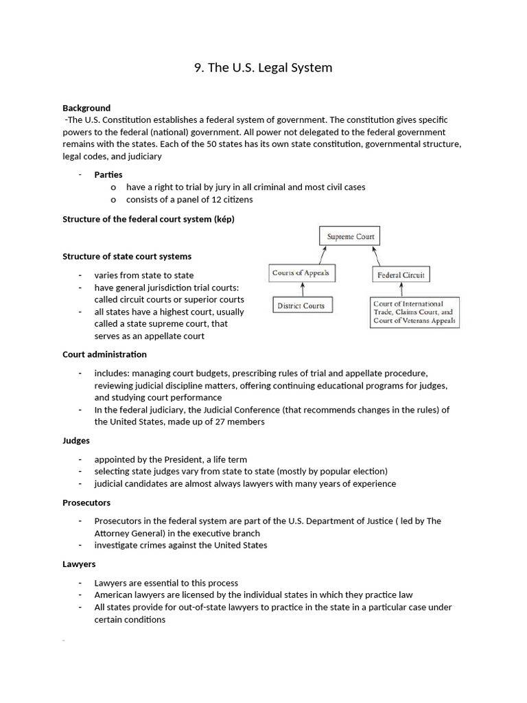 9 Legal System | PDF
