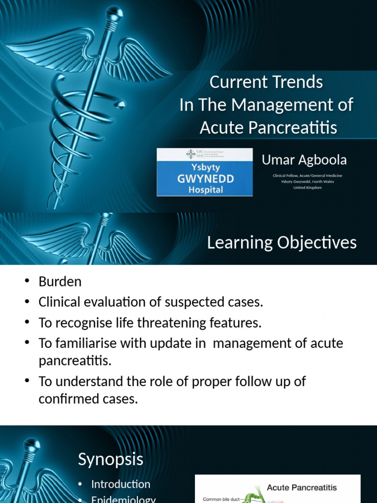 Acute Pancreatitis Management Trends | PDF | Pancreas | Medical Specialties